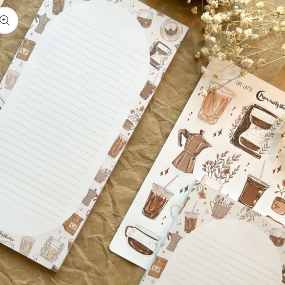 Notepad Caffe Latte design Papermintystudio design - Picture 10 of 12